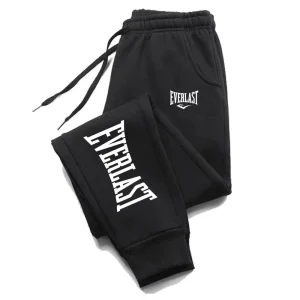 EVERLAST Men Women Jogging Sweatpants Running Trousers Fleece Streetwear Sport Oversized Jogger Sweat Pants 2025 Clothing